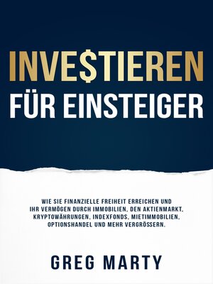 cover image of Investieren für Einsteiger